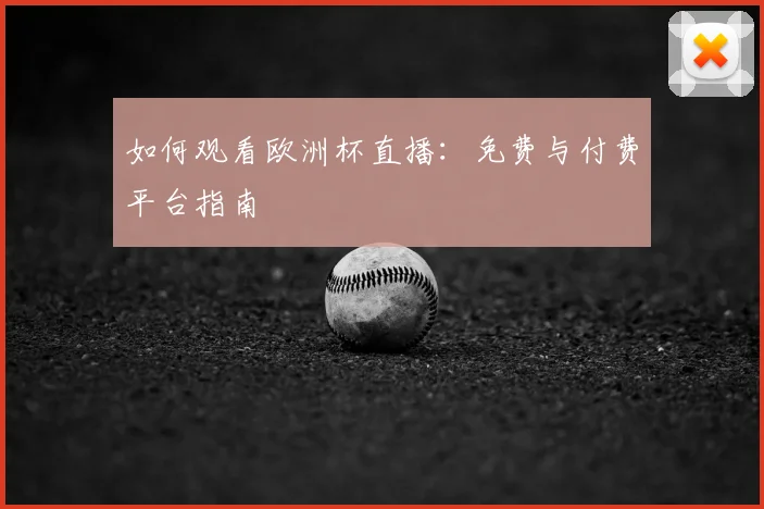 如何观看欧洲杯直播：免费与付费平台指南