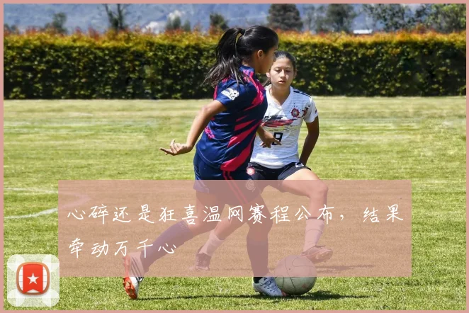 心碎还是狂喜温网赛程公布，结果牵动万千心